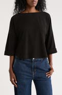 MAX STUDIO Long Sleeve Knit Corduroy Top