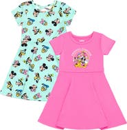 Disney Mickey Mouse & Friends 2-Pack Skater Dresses