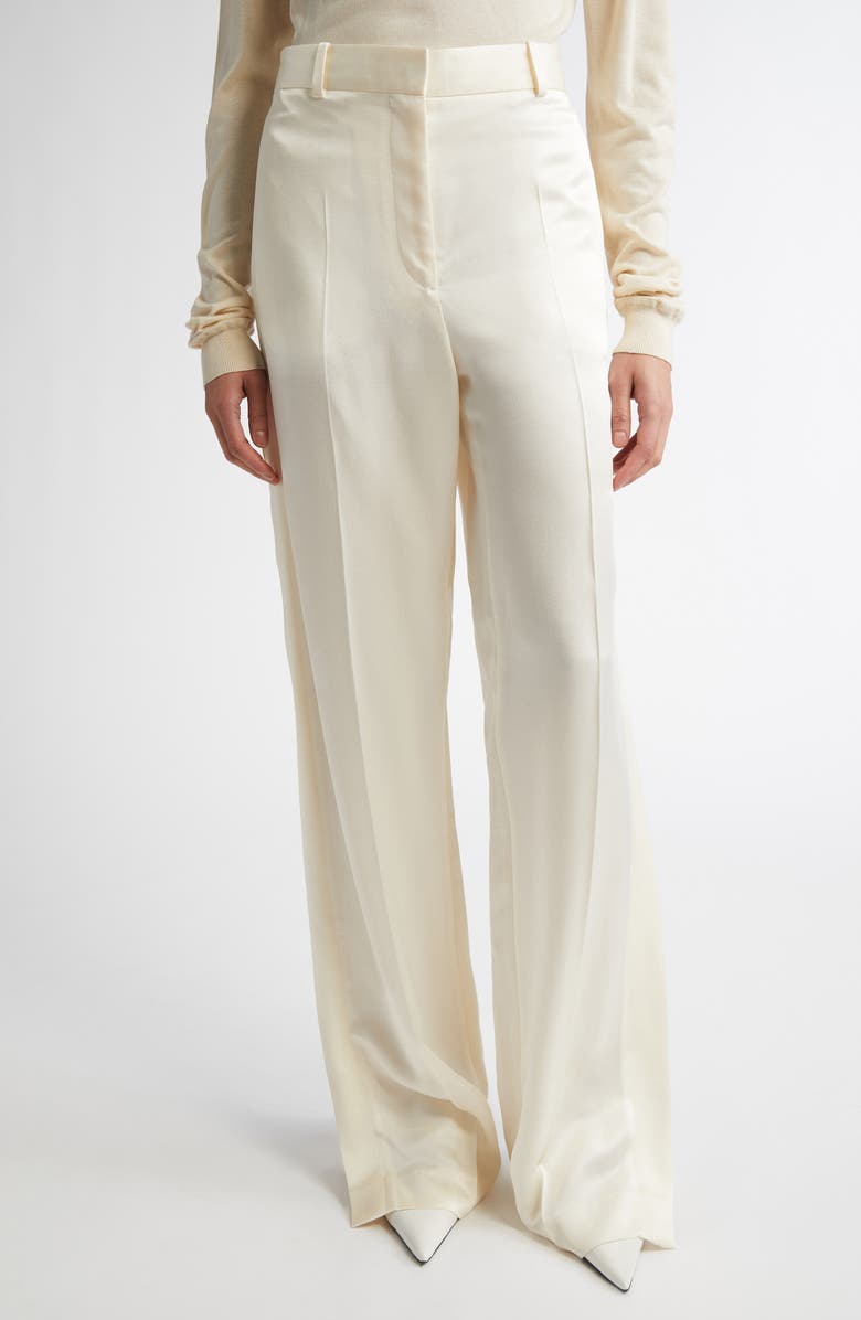 TOTEME Slit Cuff Trousers, Main, color, Macadamia