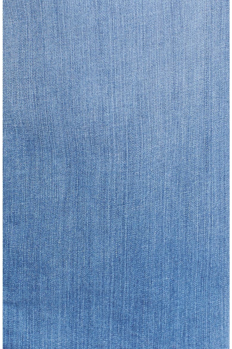 'The High Waist' Denim Pencil Skirt, Alternate, color, ISLAND HOPPER W/ RELEASED HEM