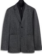 Bugatchi Herringbone Jacket with Removable Bib