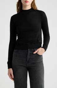 rag & bone Alba Mock Neck Wool Sweater