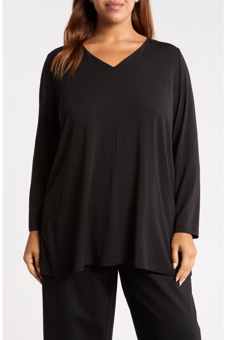 Tunic Top, Main, color, BLACK
