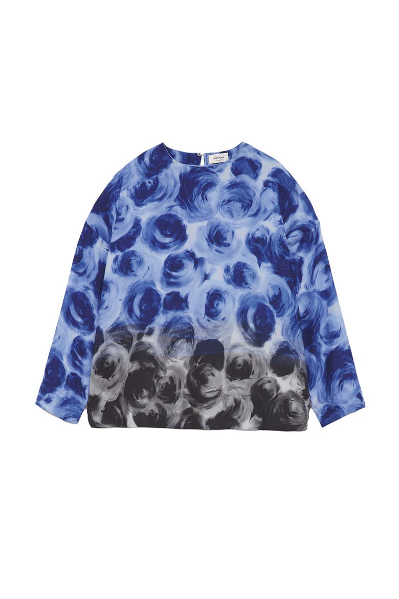 Soft Viscose Blouse, Alternate, color, Blue