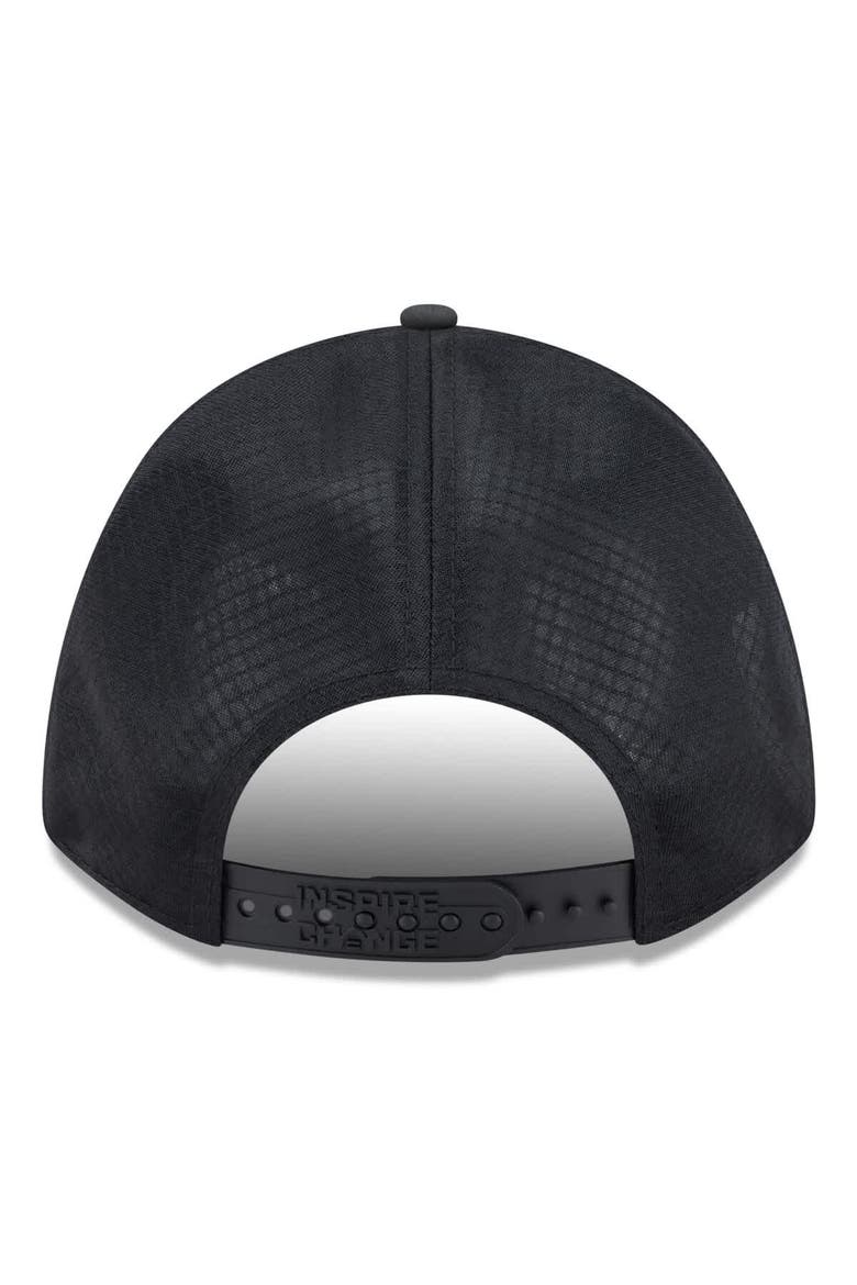 Men's New Era Black Tampa Bay Buccaneers 2025 Inspire Change 9FORTY M-Crown Adjustable Hat, Alternate, color, Black