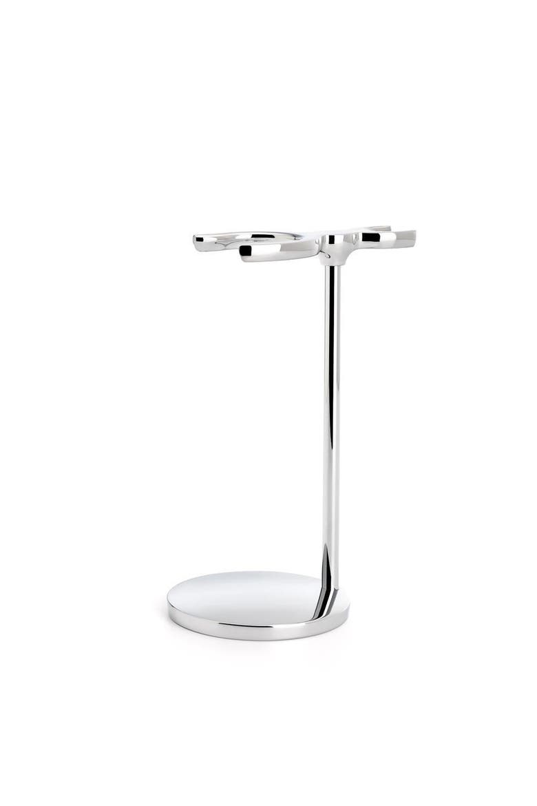 Sophist & Classic Brush & Razor Chrome Shaving Set Stand, Main, color, Chrome