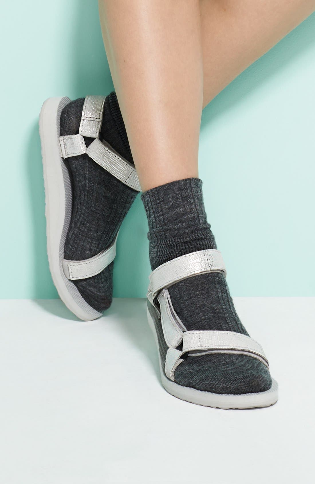 'Original Universal' Sandal (Nordstrom Exclusive), Alternate, color, METALLIC SILVER