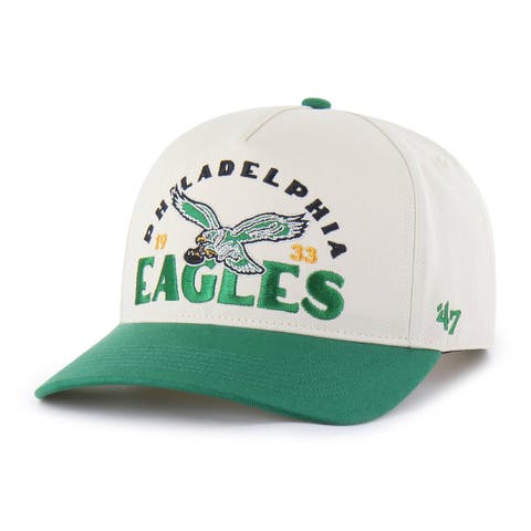 Men's '47 Natural Philadelphia Eagles Throwback Arcitext Hitch Adjustable Hat