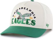 '47 Men's '47 Natural Philadelphia Eagles Throwback Arcitext Hitch Adjustable Hat