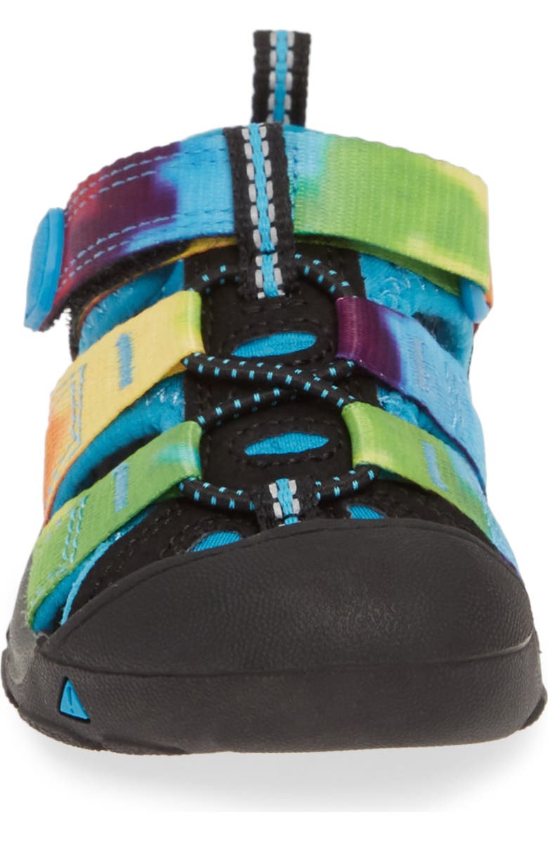 KEEN Kids' Newport H2 Water Friendly Sandal, Alternate, color, Rainbow Tie Dye