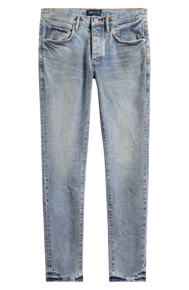 PURPLE BRAND Ferrous Steel Dirty Skinny Jeans, Alternate, color, Mid Indigo