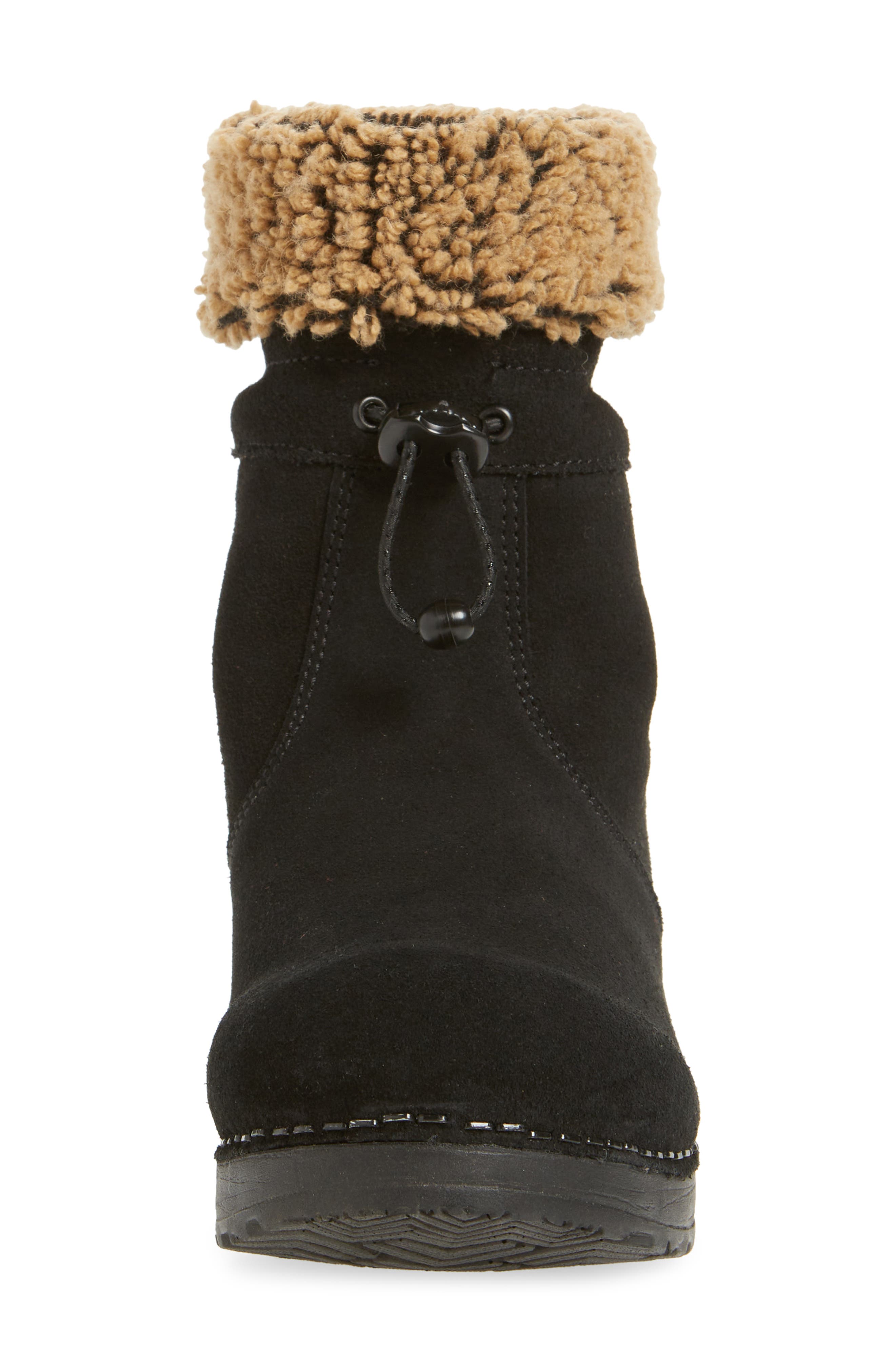 Sanita Yama Fleece Bootie, Alternate, color, Black