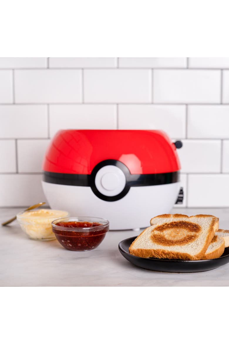 Pokemon Pokeball Halo 2-Slice Toaster, Alternate, color, None