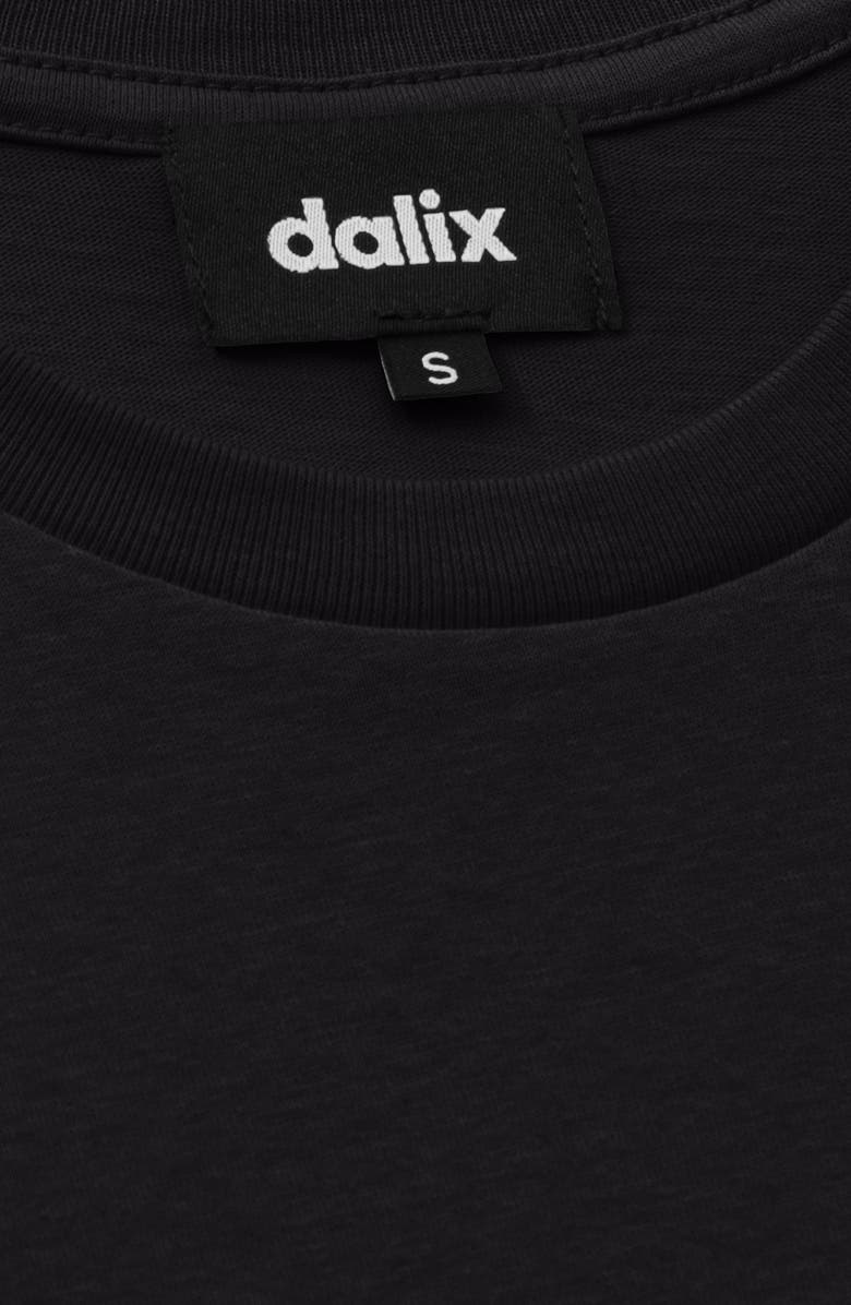Dalix Womens Bow Lightweight Everyday Tee, Alternate, color, Black