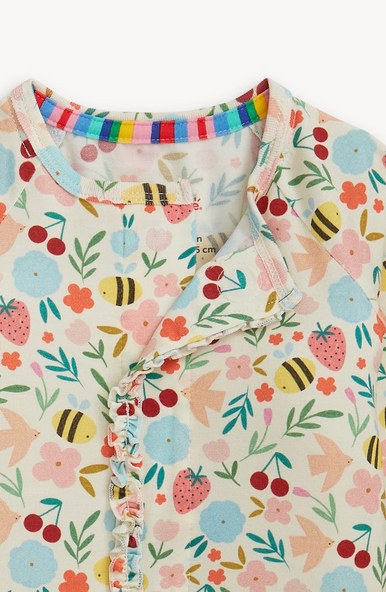 Magnetic Me Honey Blossom Magnetic Convertible Footie, Alternate, color, Honey