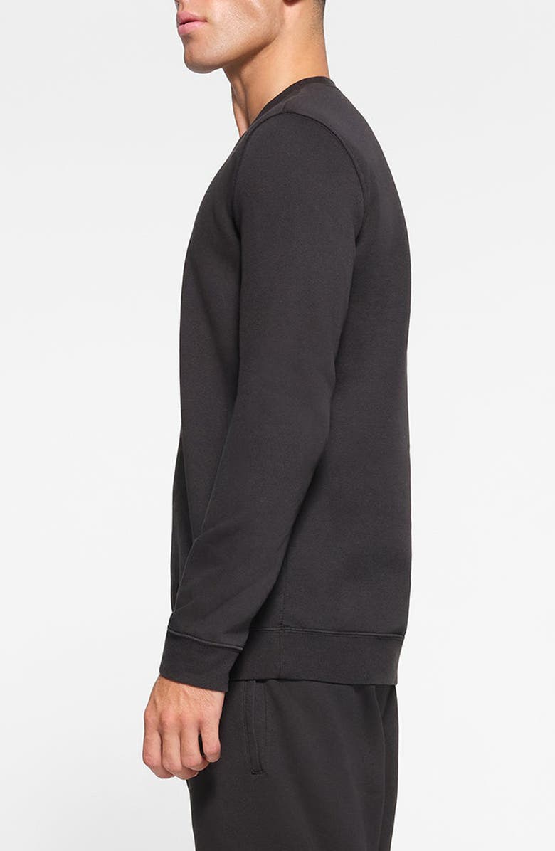 SKIMS Cotton Blend Crewneck Sweatshirt, Alternate, color, 