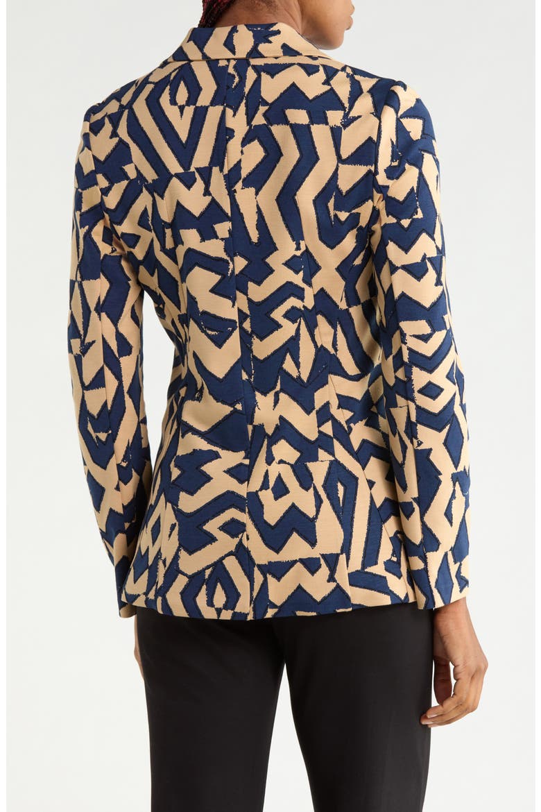 Ophelia Ponte Jacket, Alternate, color, TROY MAZE MEDIUM BEIGE