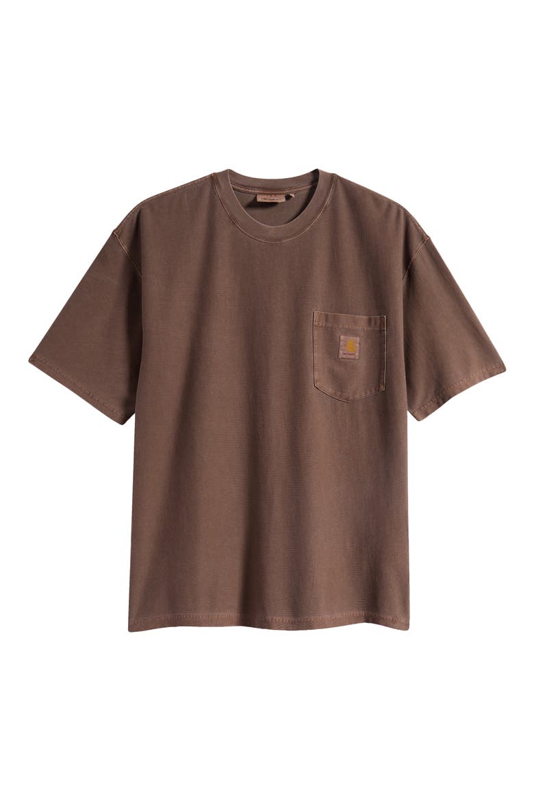 Loose Fit Pocket T-Shirt, Alternate, color, TOBACCO (GARMENT DYED)