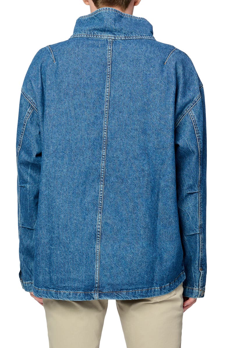 WARP+WEFT Denim Anorak, Alternate, color, 