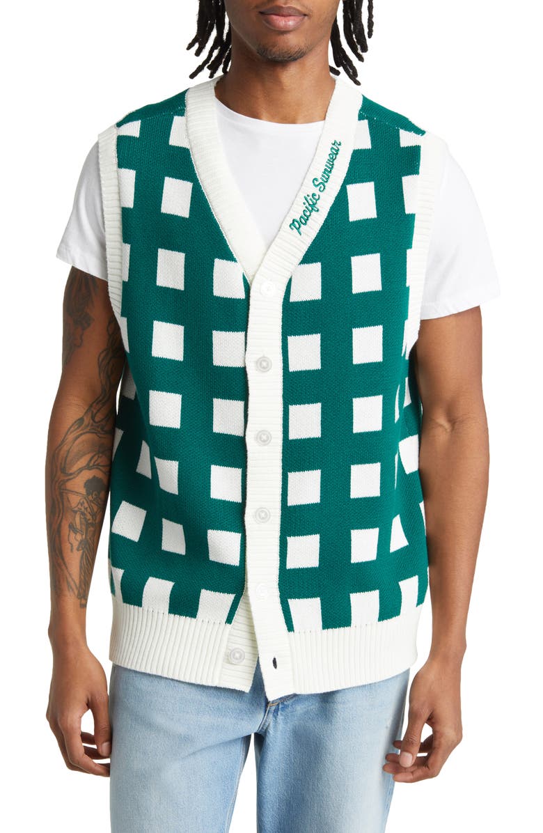 PacSun Grid Vest, Main, color, 