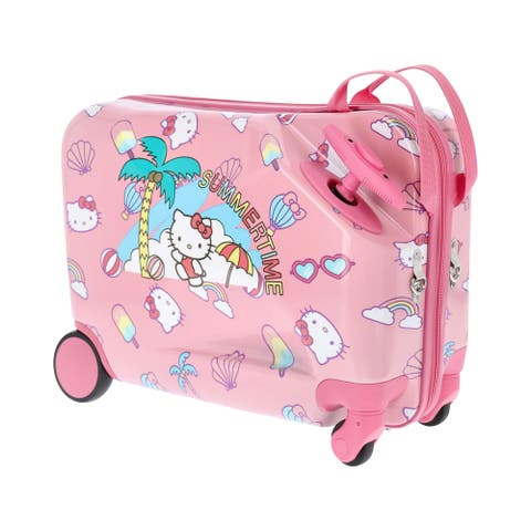 Hello Kitty Ride-on Luggage Summer Time Kids 14.5" luggage