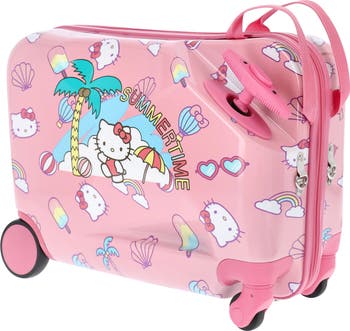 Hello Kitty Ride-on Luggage Summer Time Kids 14.5" luggage