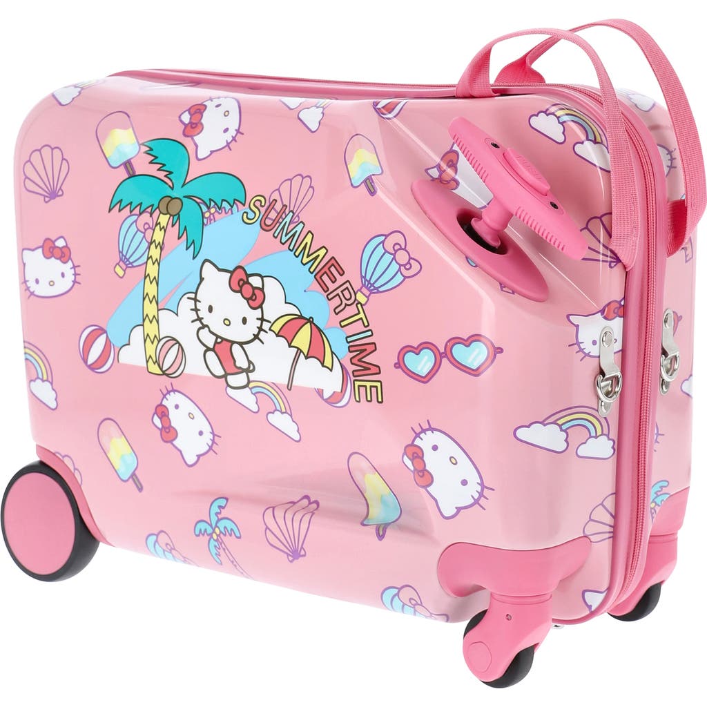 Ful Hello Kitty Ride-on Luggage Summer Time Kids 14.5" Luggage