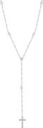 SPHERA MILANO Cubic Zirconia Rosary Y-Necklace