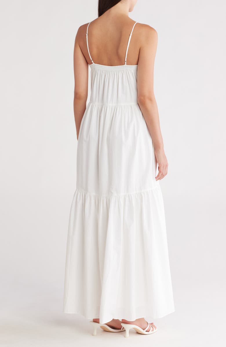 rag & bone Leilah Poplin Dress, Alternate, color, White