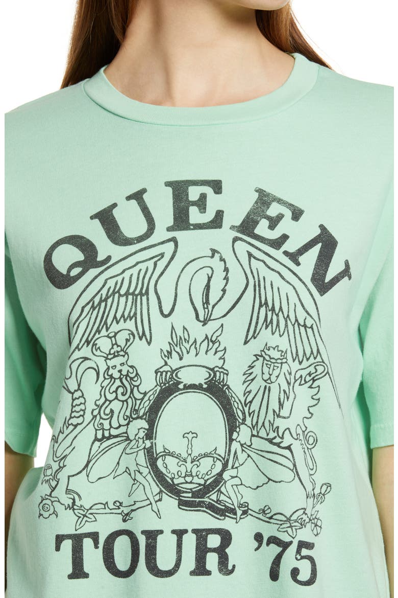 Queen 1975 Tour Graphic Tee, Alternate, color, MINT
