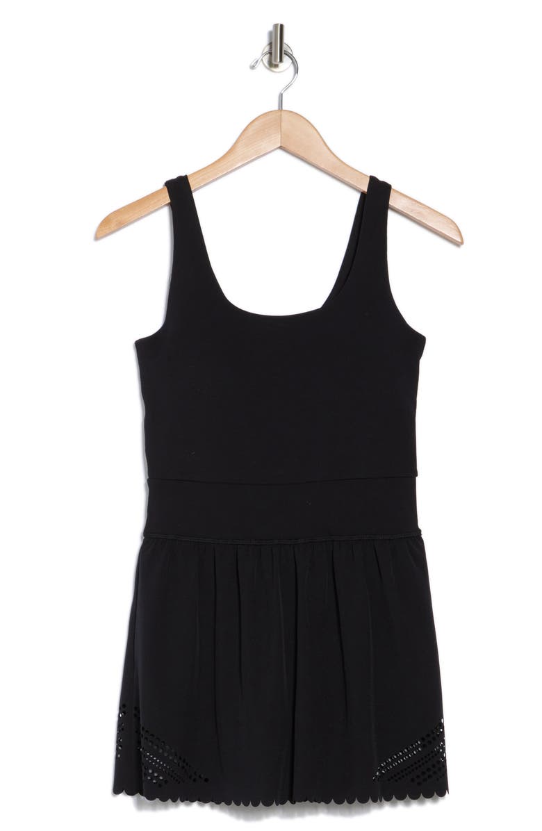YOGALICIOUS Lightstreme Hybrid Twilight Tennis Dress, Alternate, color, Black