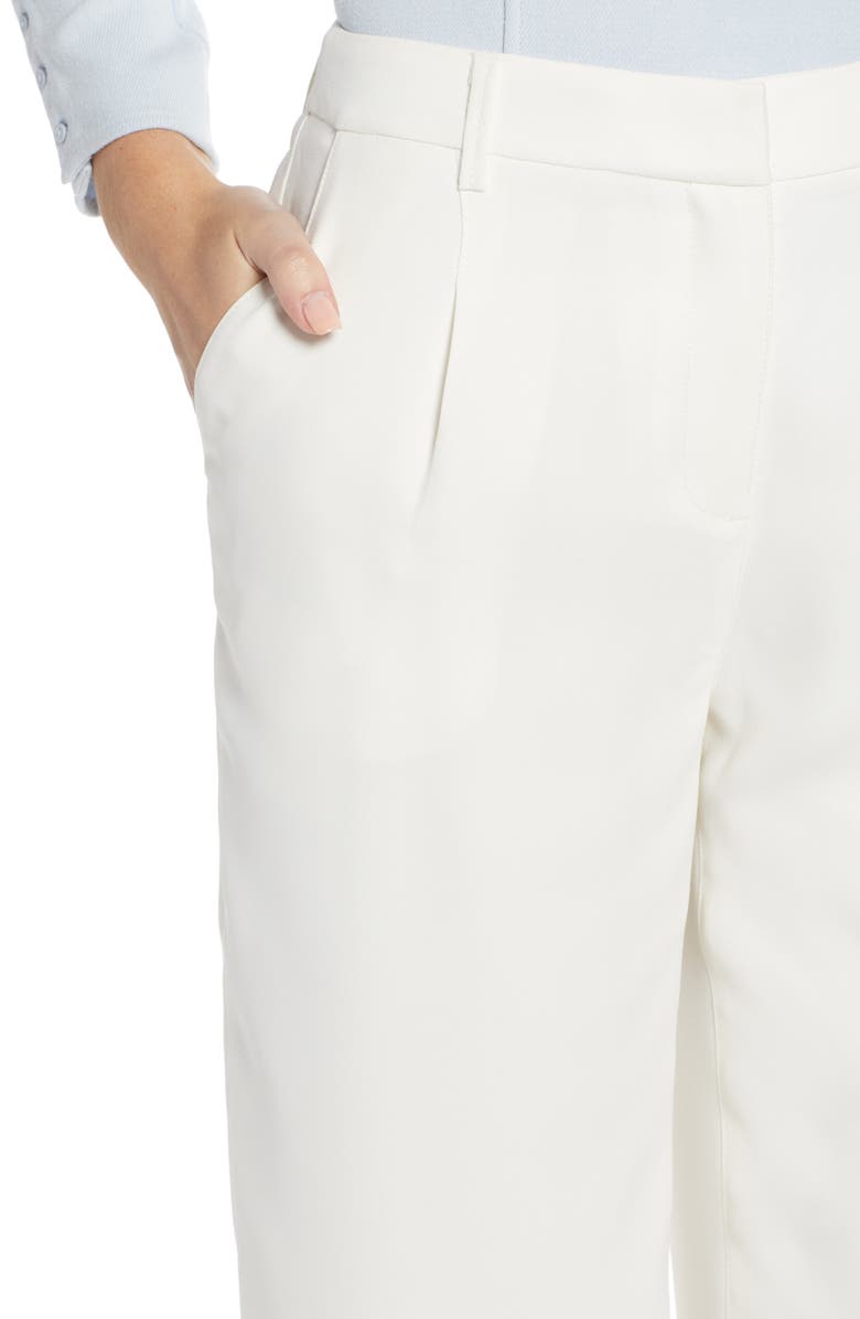 Something Navy Pleated Wide Leg Trousers, Alternate, color, 