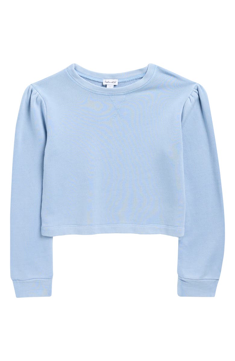 Splendid Kids' Franki Terry Sweatshirt, Main, color, Chicory