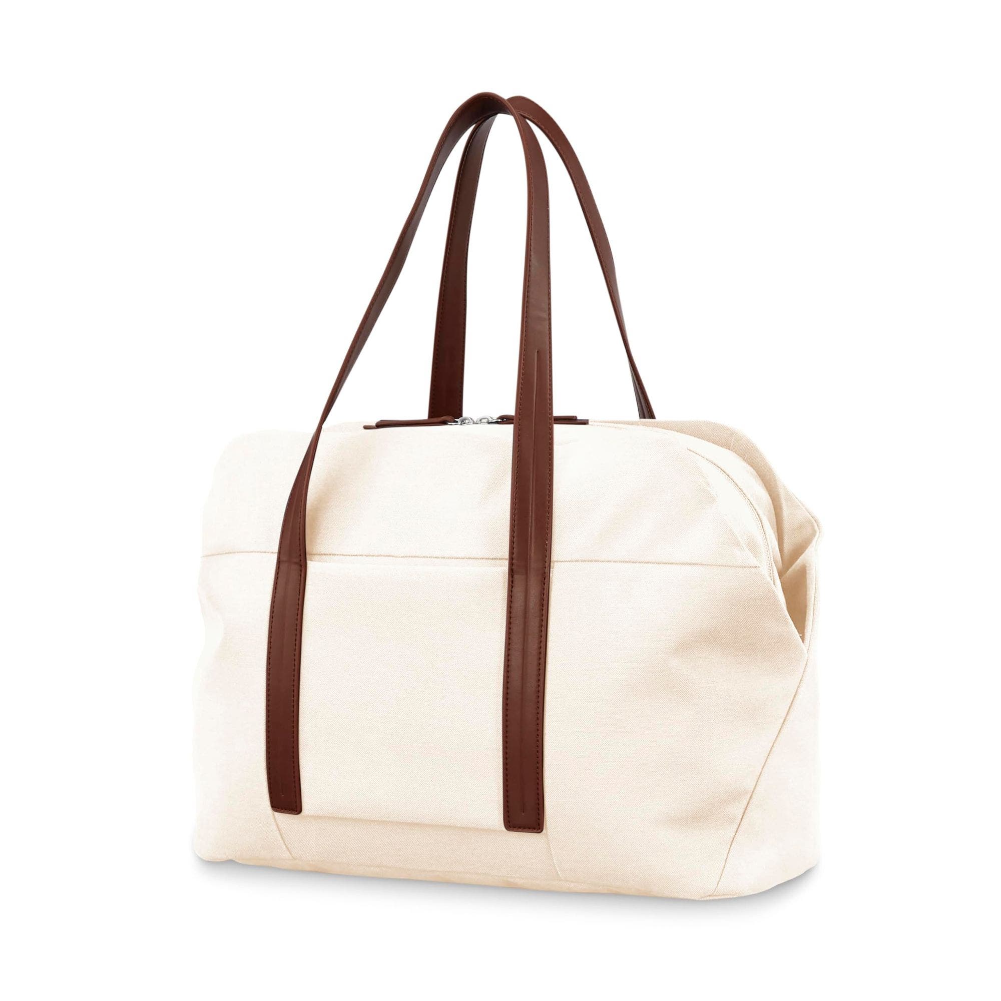 Virtuosa Weekender Duffel Overnight Bag with Laptop Computer Sleeve, Alternate, color, Off White
