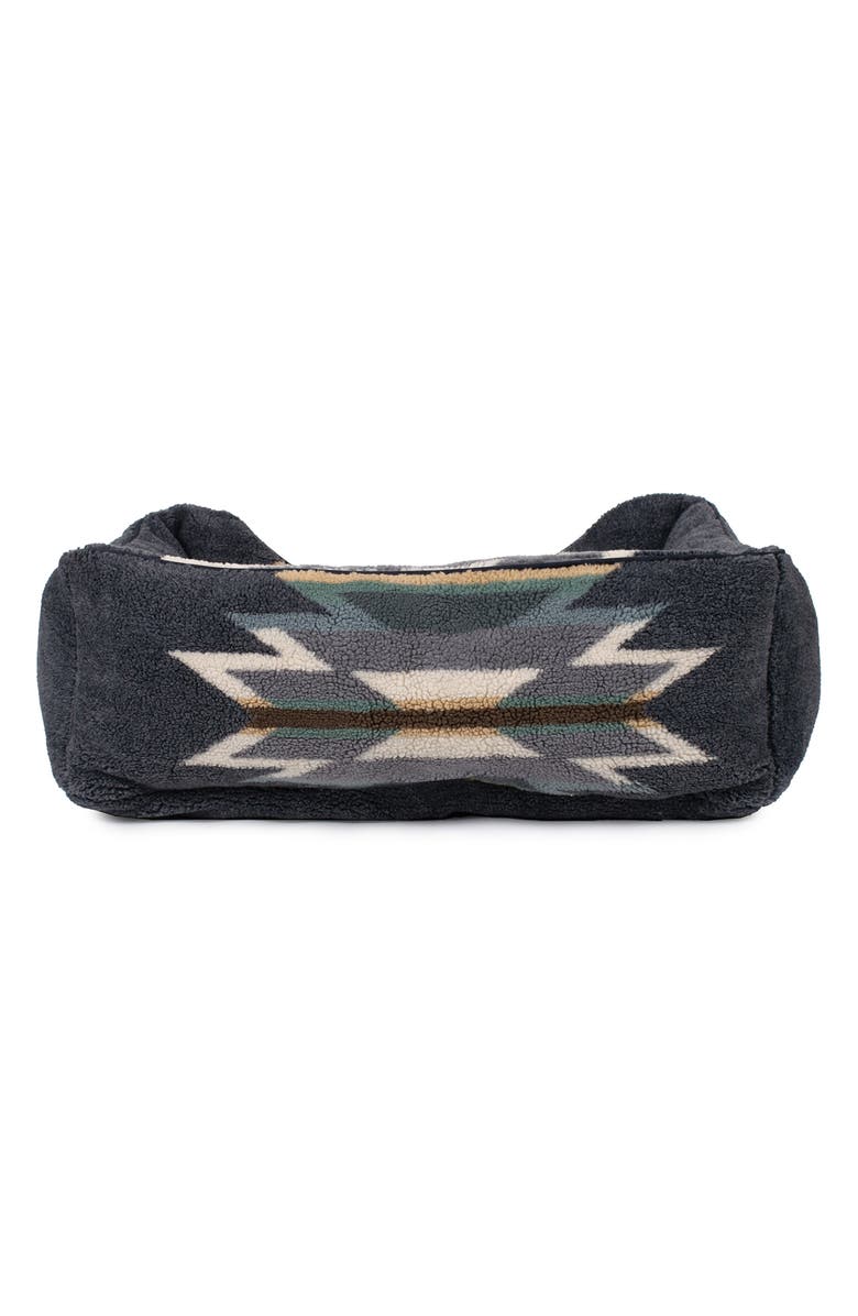 Pendleton High Pile Fleece Kuddler Dog Bed, Alternate, color, Wyeth Trail Oxford