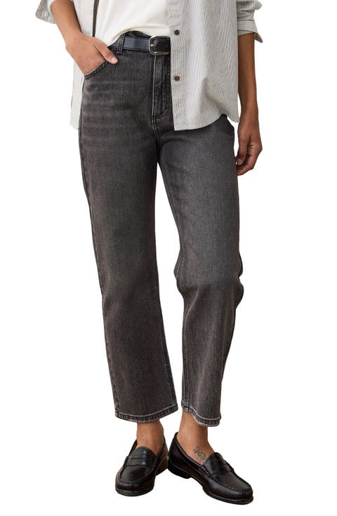 Charlie Ankle Jeans (Washed Black)