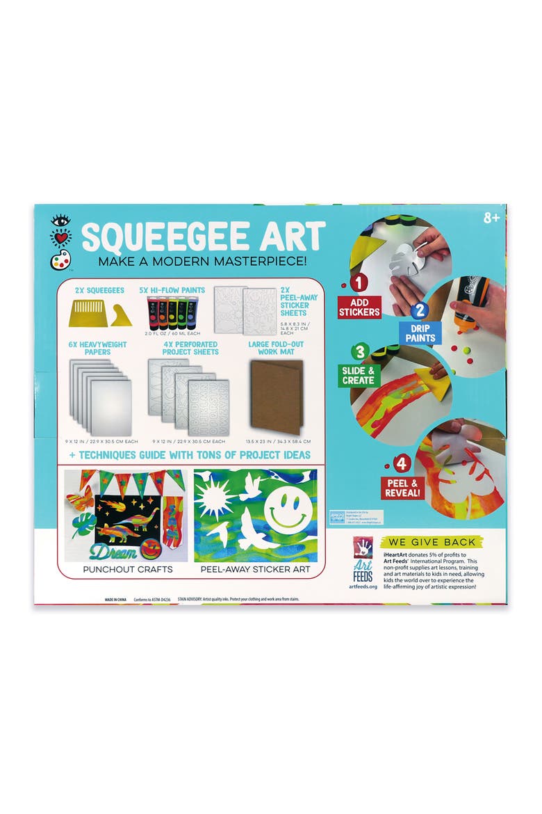 Squeegee Art Kit, Alternate, color, MULTI