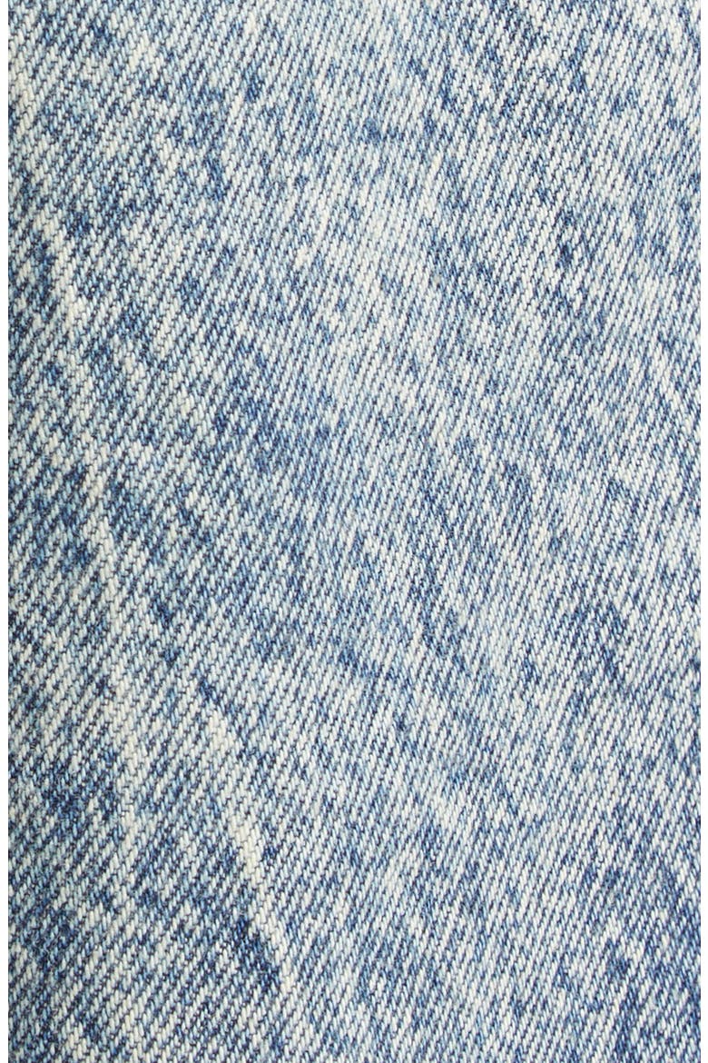 Acid Wash Backwards Wide Leg Jeans, Alternate, color, BLUE