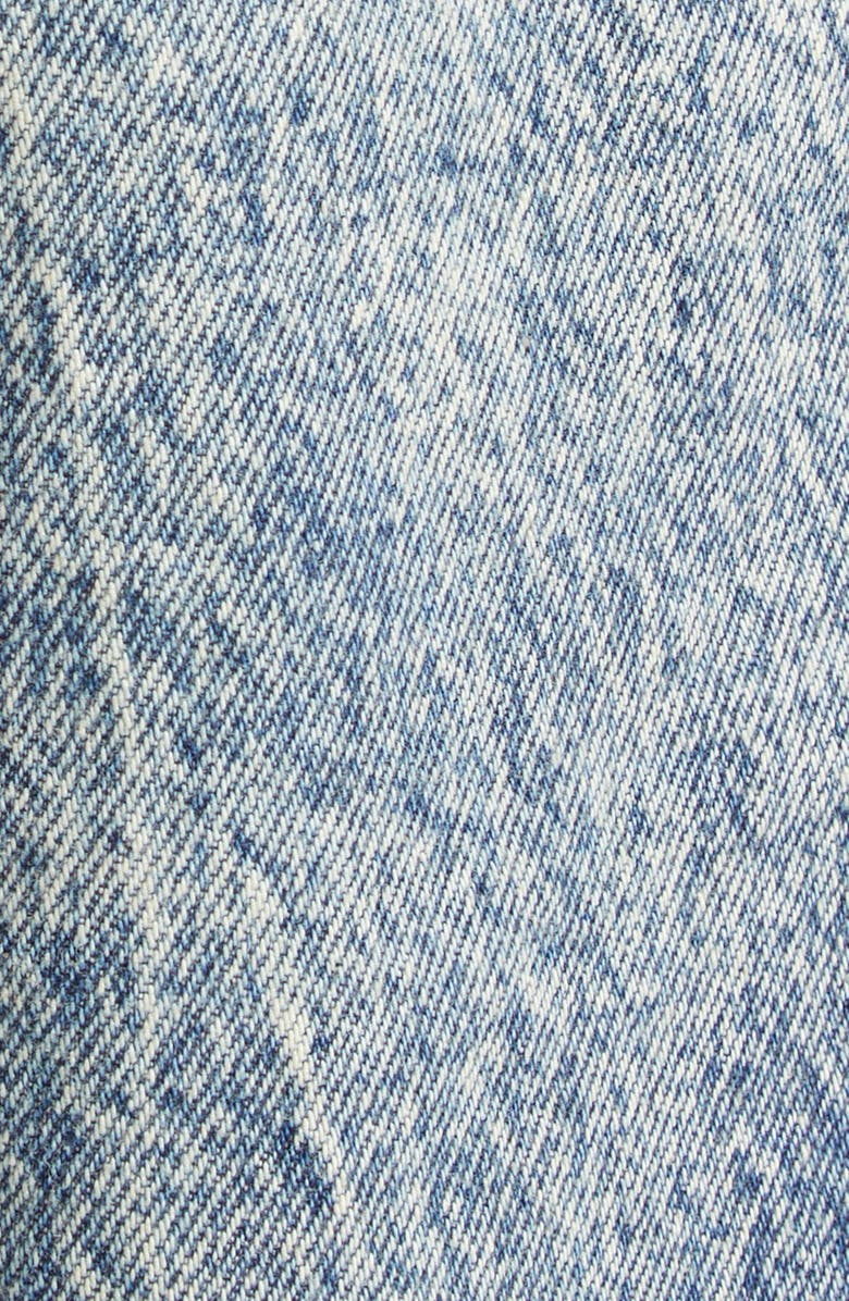 Vaquera Acid Wash Backwards Wide Leg Jeans, Alternate, color, Blue