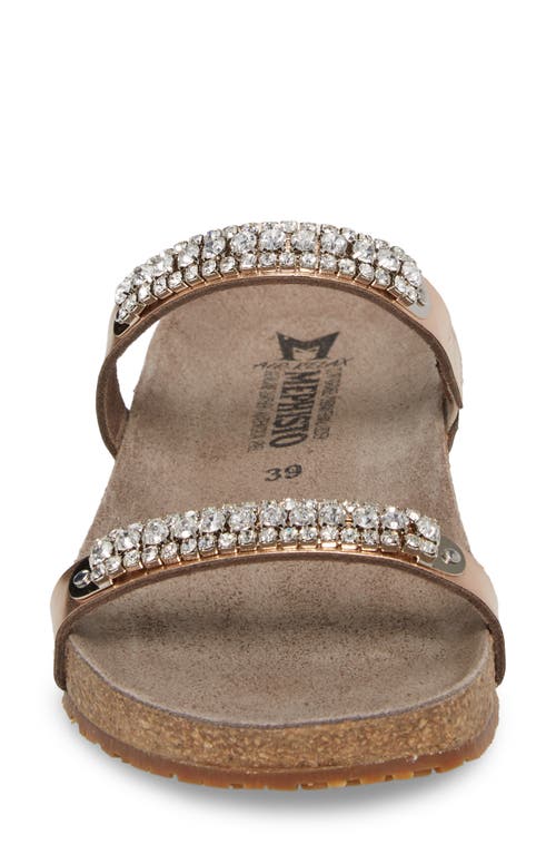 Mephisto 'ivana' Crystal Embellished Slide Sandal In Multi