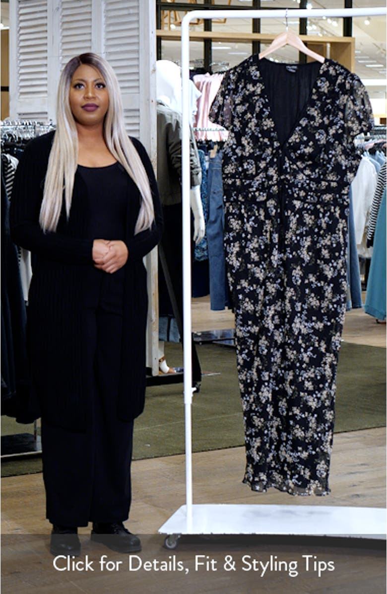 Cara Floral Tie Detail Maxi Dress, sales video thumbnail