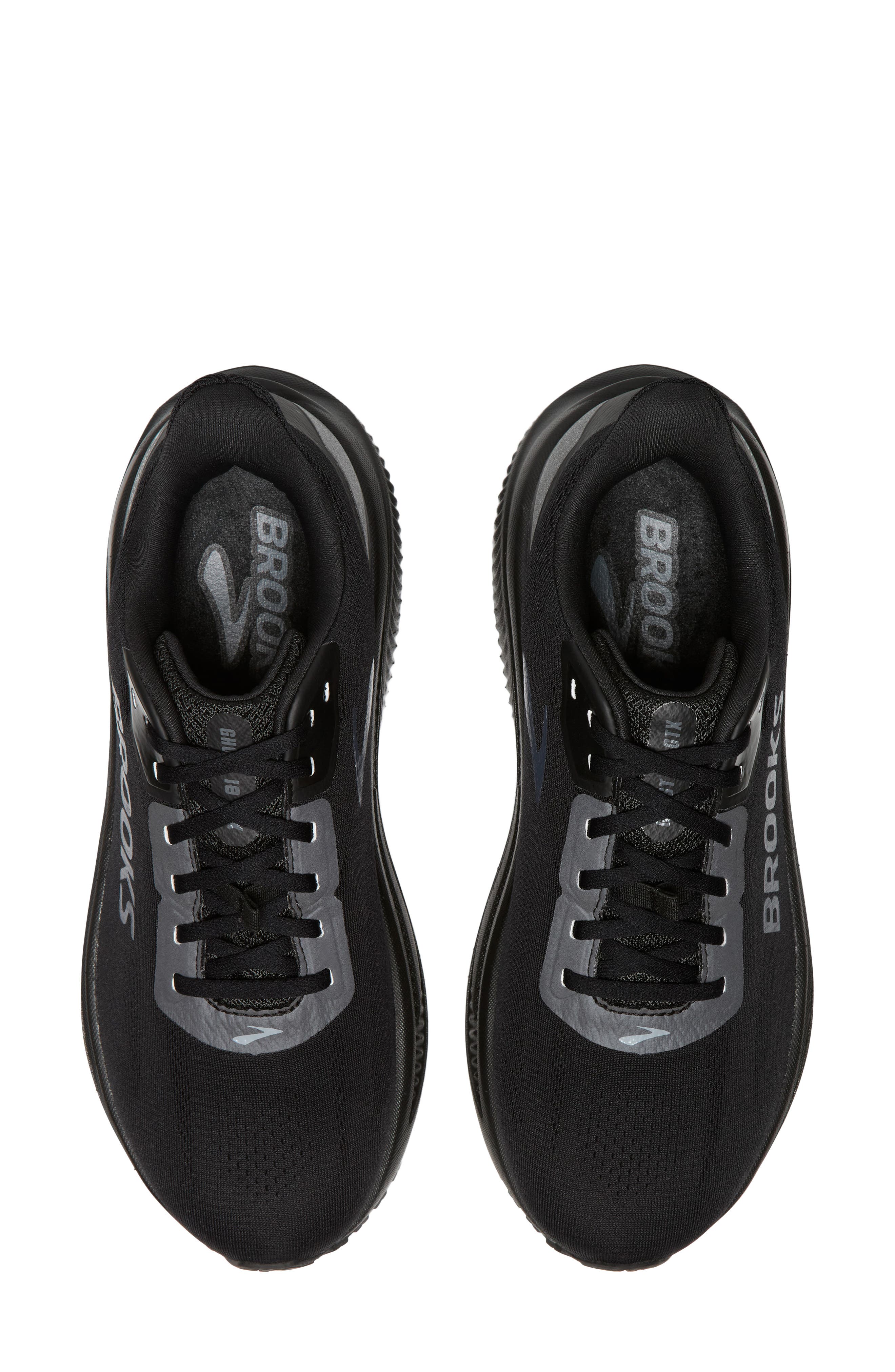 Ghost 18 GTX Waterproof Running Shoe, Alternate, color, BLACK/BLACK/EBONY