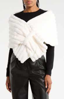 Faux Fur Cape