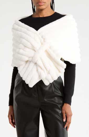Faux Fur Cape