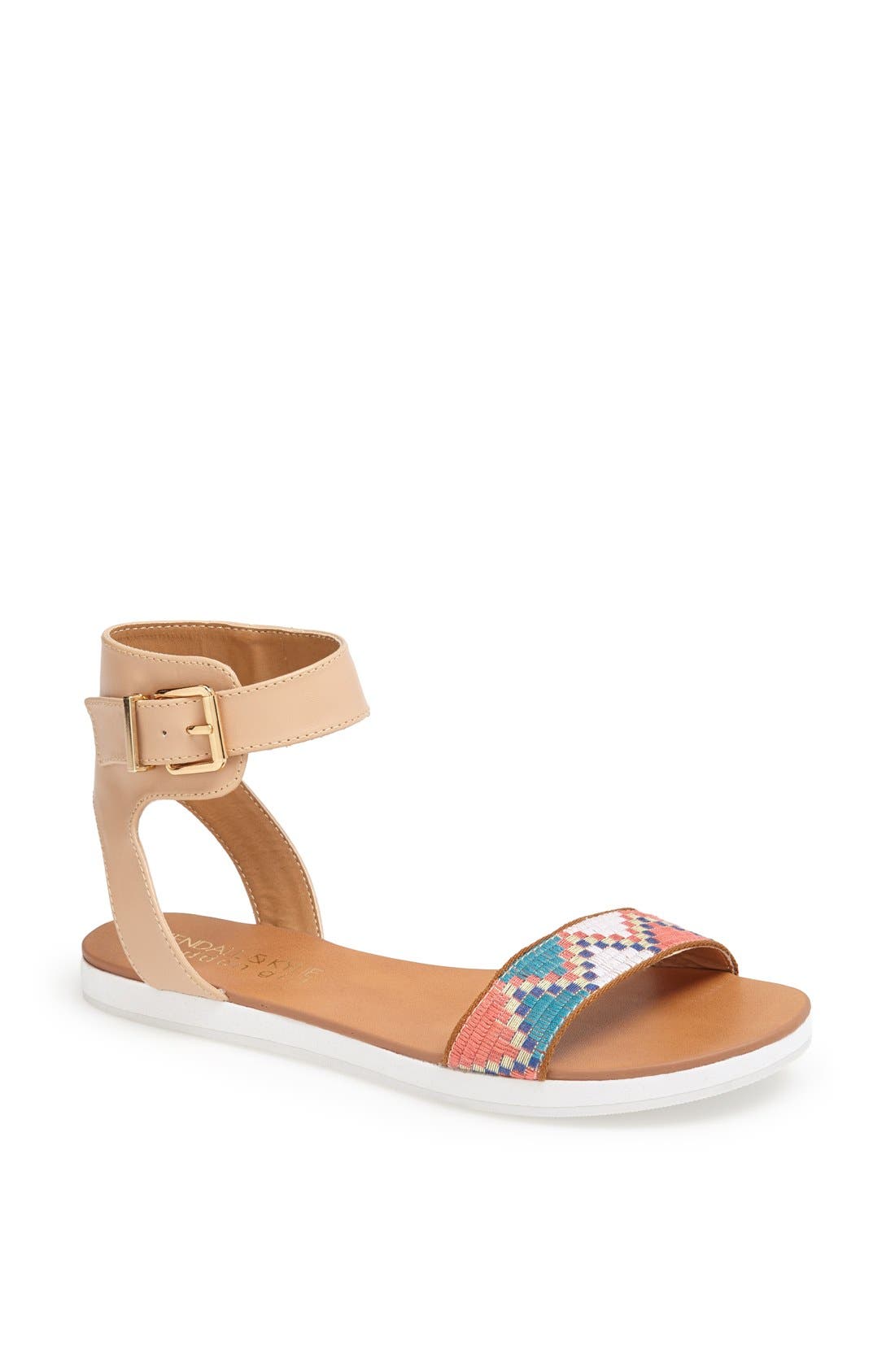KENDALL + KYLIE Madden Girl 'Karizma' Sandal, Main, color, NATURAL MULTI