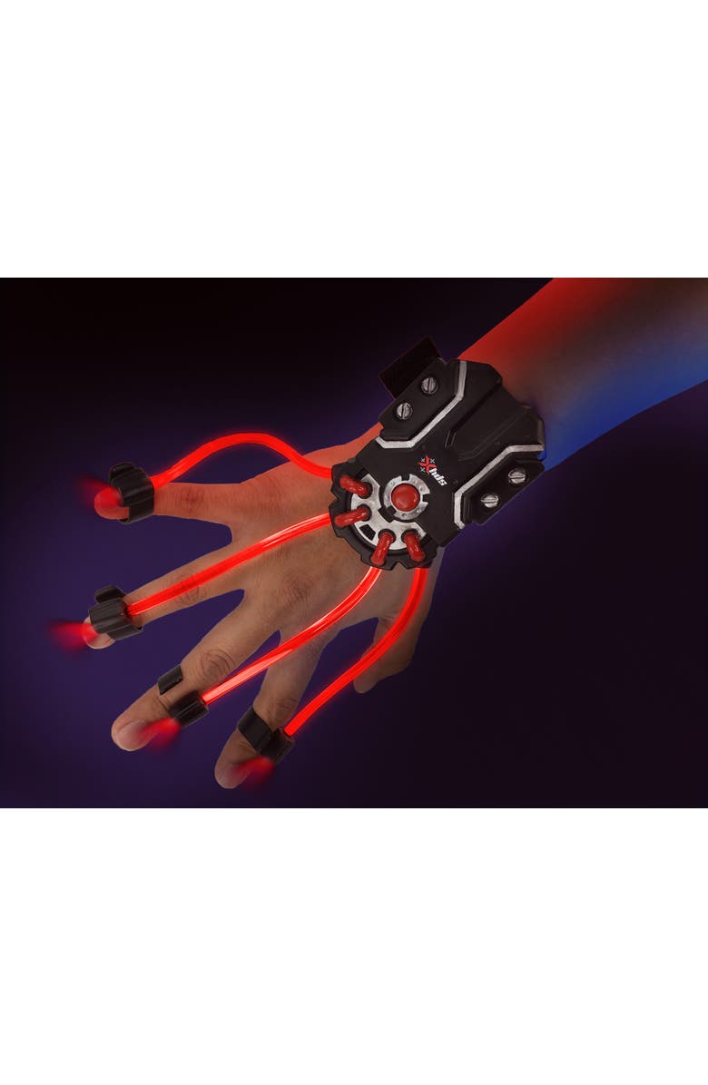 Mukikim SpyX/ Lite Hand -Cool light device for your hands&fingers to navigate the dark. Must have gear for a spy collection. Lite beams attach to fingers to distract your target or stealthly see in the dark!, Alternate, color, Black