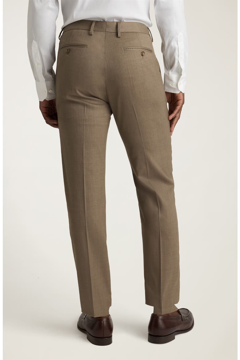 Jetsetter Athletic Fit Stretch Wool Suit Pants, Alternate, color, TAN