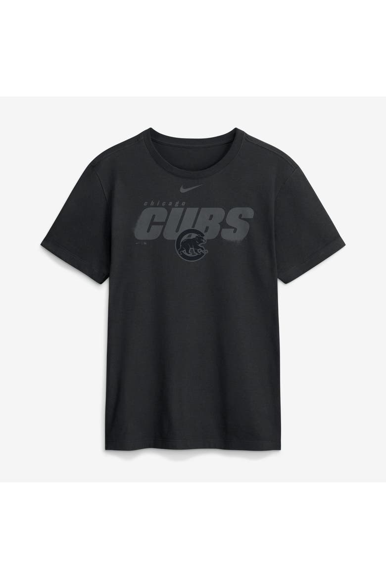 Men's Nike Black Chicago Cubs Tonal Club T-Shirt, Main, color, Black