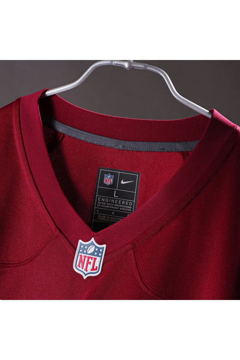 Men's Nike Jacory Croskey-Merritt Burgundy Washington Commanders Game Jersey, Alternate, color, Burgundy