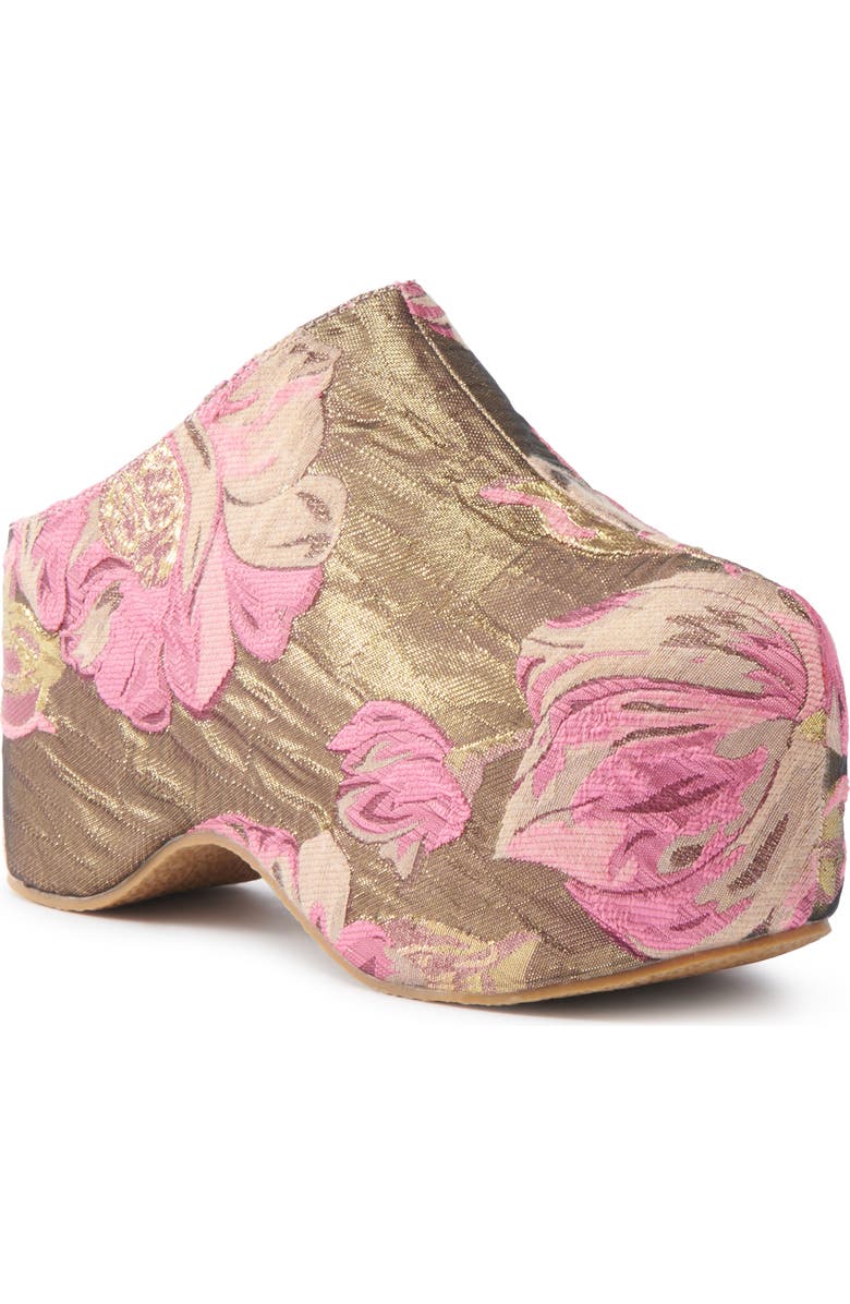 AZALEA WANG Naava Floral Jacquard Clog, Main, color,